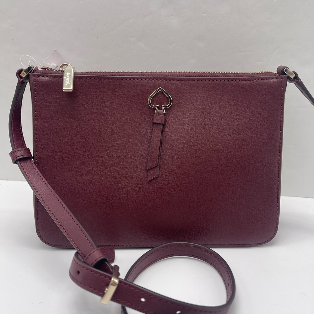 Kate Spade New York Adel medium top zip crossbody satchel
Cherrywood
NWT - Picture 12 of 16
